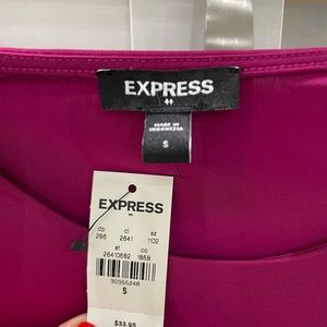 NWT Express pink/magenta thong bodysuit